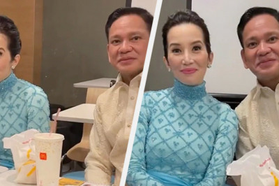 Kris Aquino shares photos of fast food  'first date' with fiance Mel Sarmiento