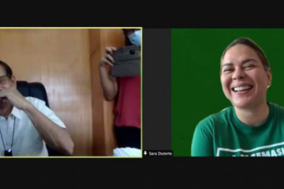 Sara  supports  Evangelista’s program vs corruption, insurgency, criminality, illegal drugs