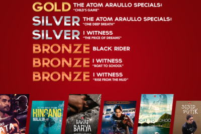 Taking home 1 Gold, 2 Silvers, 4 Bronze medals:  GMA Network sweeps PH wins at NYF TV and Film Awards