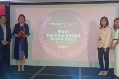 Globe gets Most Recommended Telco Brand in PH for 2025  award