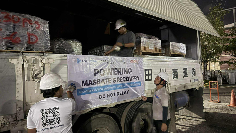 AboitizPower units donate equipment to aid power restoration in storm-hit Masbate