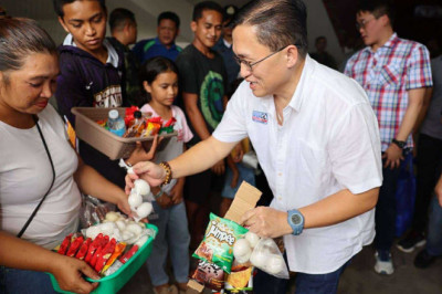 Sen. Bong Go extends  support for recovering quake victims, vulnerable sectors in his hometown in Lupon, DavOr