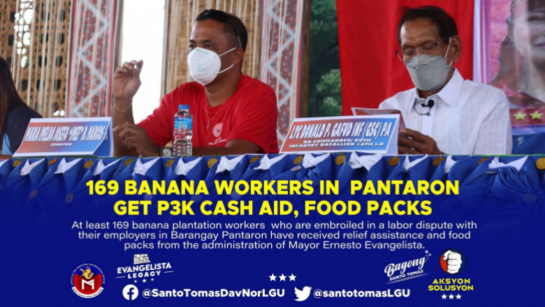 𝟏𝟔𝟗 𝐛𝐚𝐧𝐚𝐧𝐚 𝐰𝐨𝐫𝐤𝐞𝐫𝐬 𝐢𝐧 DavNor town 𝐠𝐞𝐭 𝐜𝐚𝐬𝐡 𝐚𝐢𝐝, 𝐟𝐨𝐨𝐝 𝐩𝐚𝐜𝐤𝐬