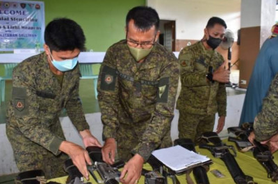 75 unlicensed guns stenciled in Basilan town