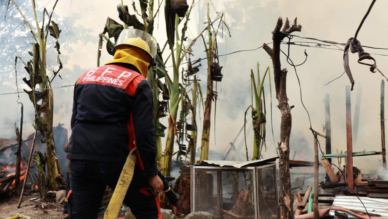 18 pamilya sa Mati City,  nawad-an ug balay human naugdaw sa sunog