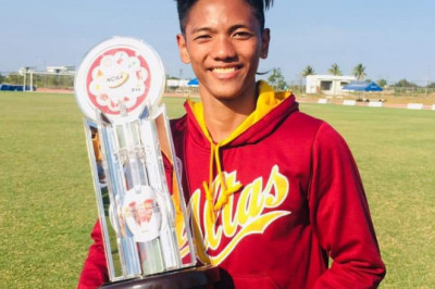 Davao's James Ceballos takes lead for NCAA Altas champion track and field team