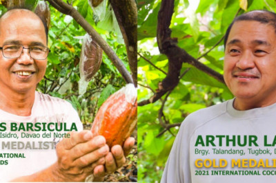 2 Davao farmers win  Int’l Cocoa Awards for best cacao bean
