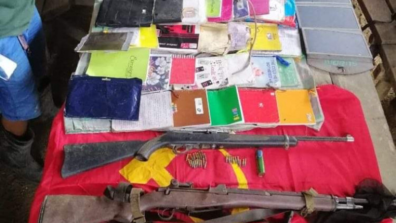 NPA rebel injured, war materials seized after clash in Davao de Oro
