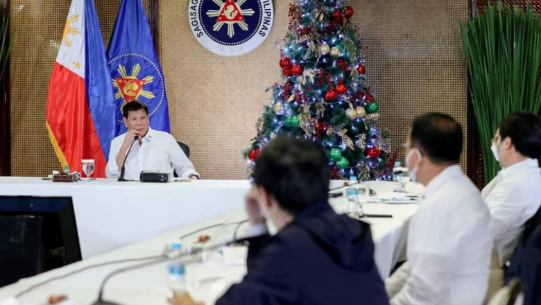 Duterte orders barangay officials to restrain unvaccinated people outdoors