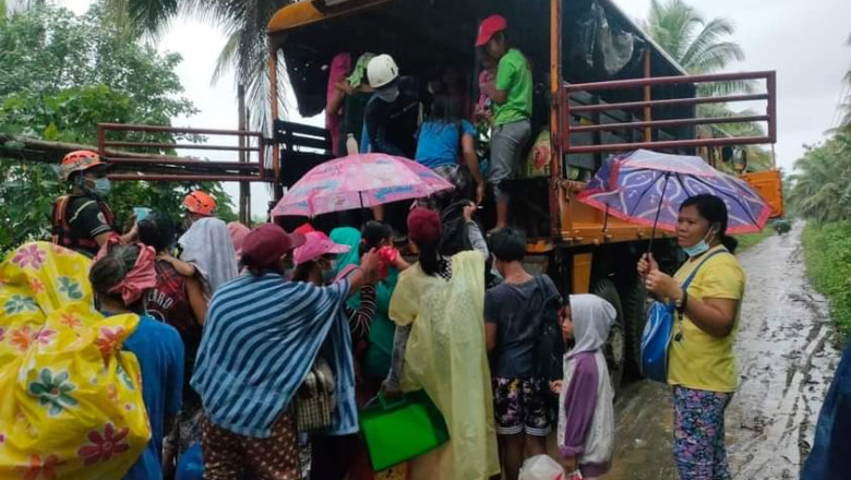 Nabunturan LGU evacuates 500 individuals due to heavy rainfall