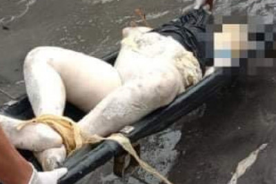 Patayng lawas sa babaye, napalgan sa baybayon sa Sta. Cruz, Davao del Sur