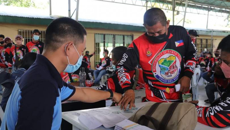 378 Barangay Police in Santo Tomas get P2K cash aid
