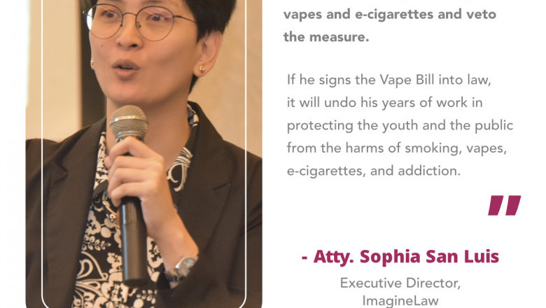 Group expects Duterte to junk Vape Bill