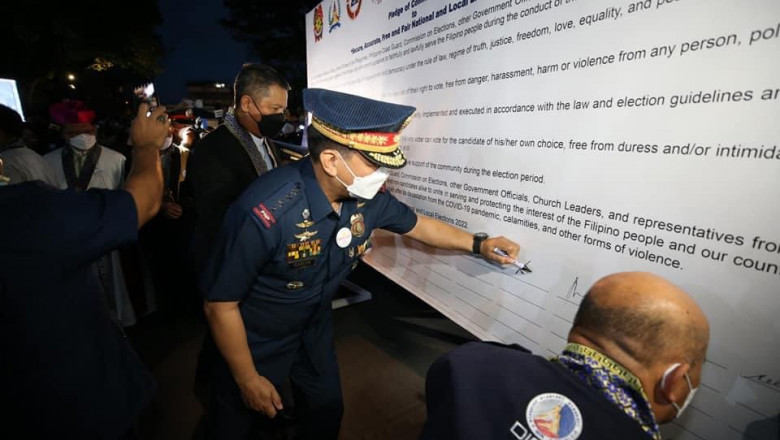 “KASIMBAHAYAN” alang sa malinawon ug luwas nga piniliay, gilusad sa PNP, AFP, ug religious sector