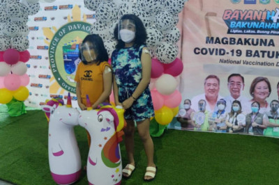 Davao Occidental sinimulan na ang pagbabakuna kontra COVID-19 sa mga batang may edad 5 - 11 taon
