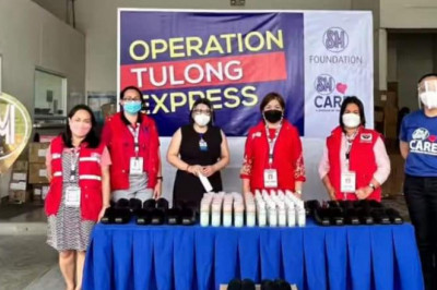 DSWD 11 nakatanggap ng P4.3-Milliong halaga na tulong mula sa SM Foundation