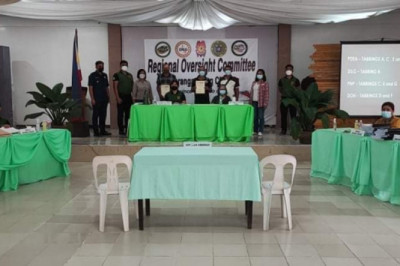 4 barangay sa Davao de Oro, gideklarang drug-cleared