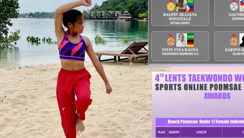 Davaoena teen gets  gold medal in 2022 Online Regional Taekwondo Championship