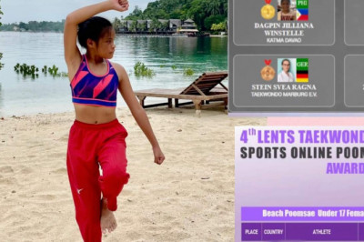 Davaoena teen gets  gold medal in 2022 Online Regional Taekwondo Championship