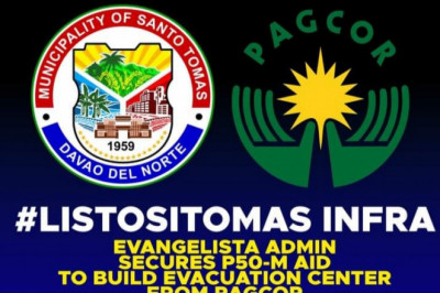 Santo Tomas LGU gets P50-M PAGCOR grant for evacuation facility