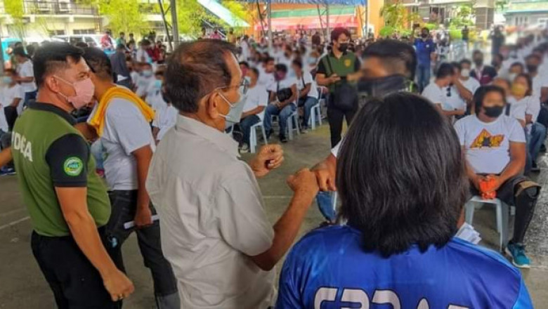 355 former drug users in Santo Tomas completed rehabilitation and aftercare