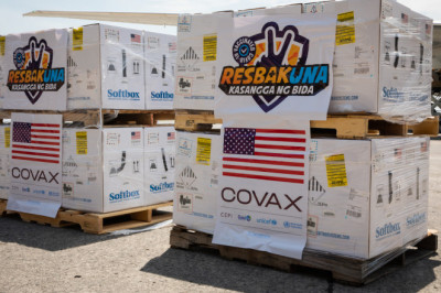 Almost 4-M doses of COVID-19 vaccines donated by US gov't arrived in PH