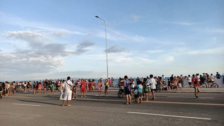 Davao City allows vendors at coastal road entrance