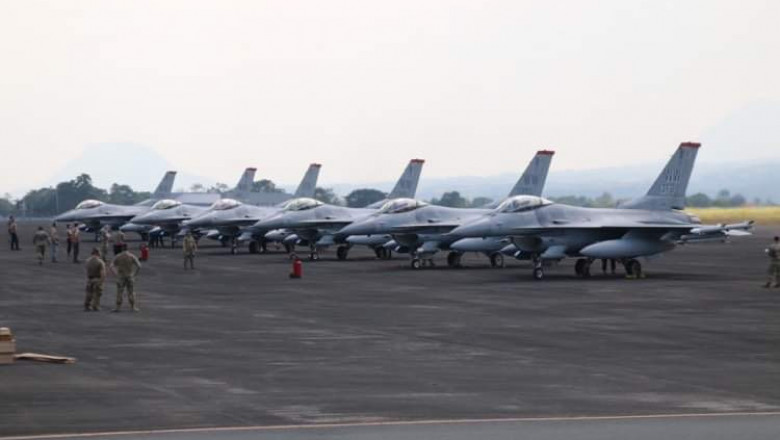 12 F-16 fighter jets ng Amerika, nasa bansa para sa pagsasanay