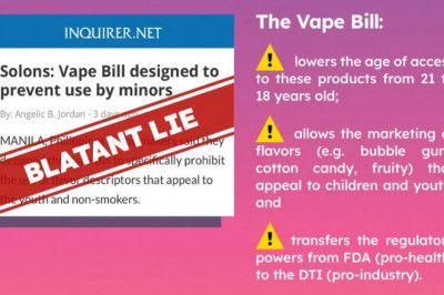 Vape Bill fake, says group