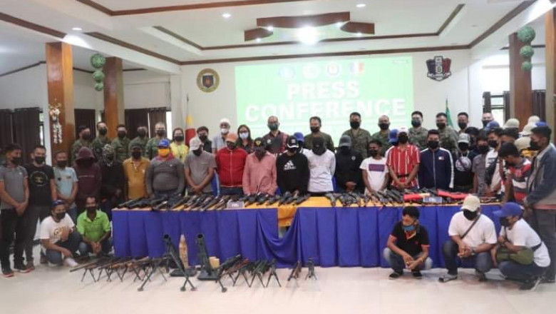 39 local terrorists surrender in Central Mindanao