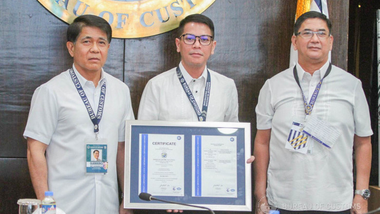 BOC-Davao now ISO certified
