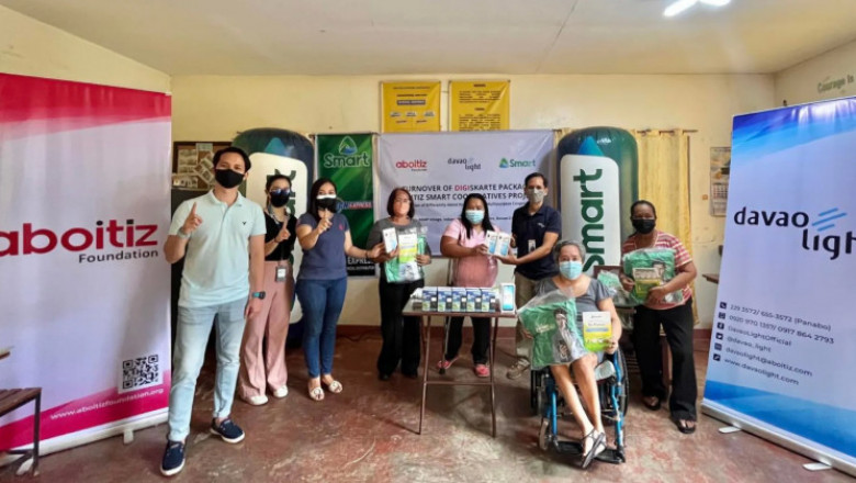 PWD group benefits DIGIskarte Package from Aboitiz, Smart, Davao Light
