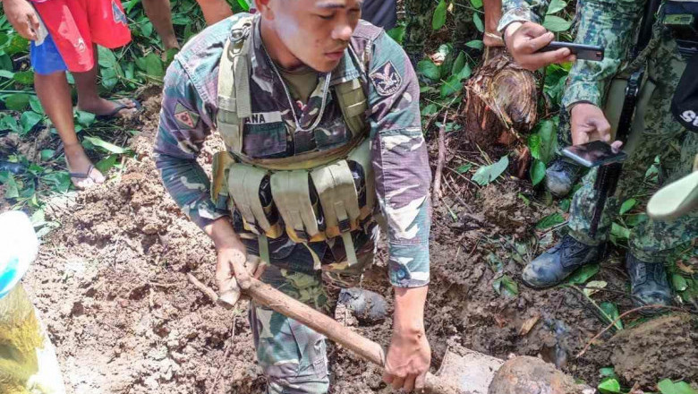 Patayng lawas nga  biktima sa NPA, gikukob sa  Kapulisan sa Davao de Oro