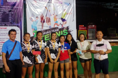 Mlang rules 2nd Davao Tennis Team League 2022 Ladies Open