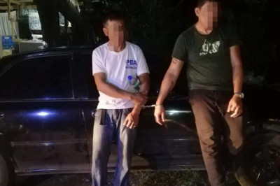 Driver sa DPWH, higala niini , nakuhaan ug P900k shabu