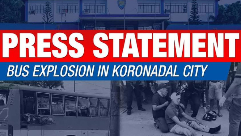 PRO 12, nilinaw na 1 lang ang sugatan sa pagsabog ng bus sa Koronadal City Miyerkules ng tanghali