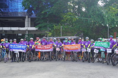 Davao City  bikers join 15-Km “Pedal for People and Planet”