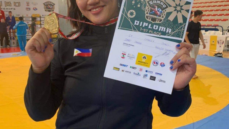 Sydney Sy Tancontian wins gold in 2022 Asian Sambo Championships