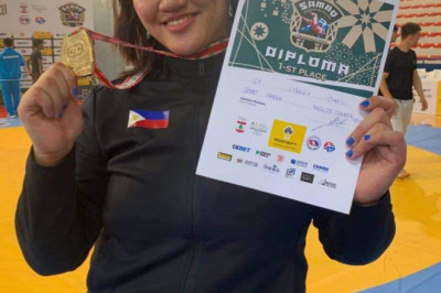 Sydney Sy Tancontian wins gold in 2022 Asian Sambo Championships