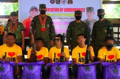 5 miyembro ng Abu Sayyaf Group, sumuko