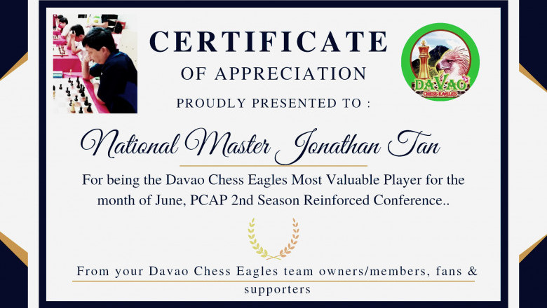 Davao Eagles' top player Tan gets MVP award in PCAP