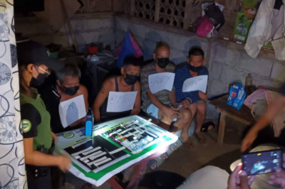 Drug den demolished; 4 suspects nabbed