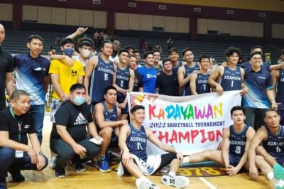Adamson University shows might; rules Davao's Kadayawan 2022 basketball tourney undefeated