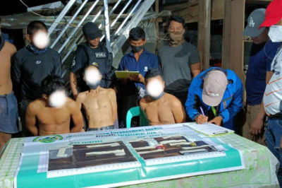 5 arestado sa nabungkag nga drug den sa Talomo Proper