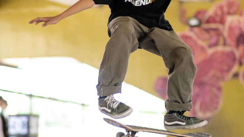 Teen Polomolok skater rules 2nd Kadayawan Skate Competition