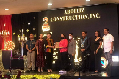 Aboitiz Construction named Top 2 business taxpayer in Surigao del Norte