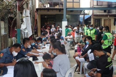 300 plus  individuals from Brgy. 9-A benefit DCPO’s “Oplan Kalinaw”