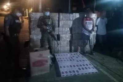 2 men carrying P2.1-M illegal cigarettes nabbed