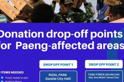 Davao City  accepts donations for typhoon Paeng-hit areas