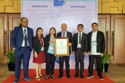 Mati  formally receives distinction as Most Beautiful Bay in the World